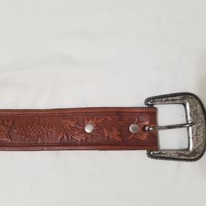 Vintage leather 36" Belt